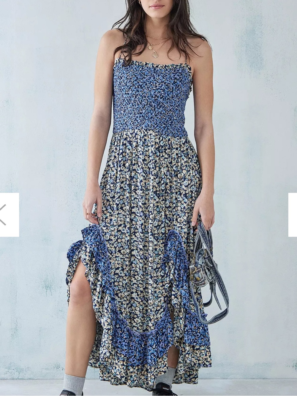 Free People Blue Floral Maxi Dress - Picture 2 of 15